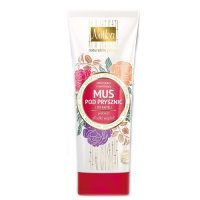 NUTKA odświeżający i nawilżający mus myjący do kąpieli PIWONIA SŁODKI MIGDAŁ 222 ml