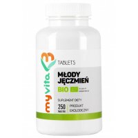 MYVITA Młody jęczmień BIO 500mg 250 tabletek