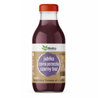 EKAMEDICA Sok 100% Jabłko Czarna Porzeczka Czarny Bez 300 ml