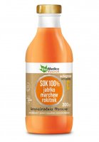 EKAMEDICA FOOD Sok 100% Jabłko Marchew Rokitnik 300 ml