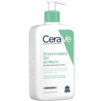 CeraVe Oczyszczający żel do mycia dla skóry normalnej i tłustej, 473 ml