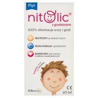PIPI NITOLIC preparat przeciw wszawicy spray 30 ml + grzebień