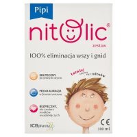PIPI NITOLIC ZESTAW preparat przeciw wszawicy 100 ml