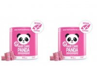 2 x NOBLE HEALTH HAIR CACE PANDA żelki z biotyną 2 x 300 g