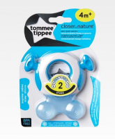 TOMMEE TIPPEE CLOSER TO NATURE STAGE 2 gryzak na przednie zęby trzonowe 4m+ NIEBIESKI 1 sztuka