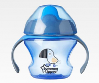 TOMMEE TIPPEE EXPLORA kubek pierwszy z uchwytami NIEBIESKI 4 M+ 150 ml