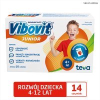 VIBOVIT JUNIOR o smaku truskawkowym 14 saszetek