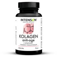 INTENSON Kolagen + hialuron + wit C ANTI-AGE 90 tabletek (45g)