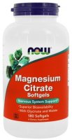 NOW FOODS MAGNESIUM CITRATE 134 mg 180 kapsułek