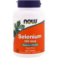 NOW FOODS SELENIUM selen 100 mcg 250 tabletek