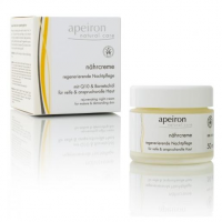 APEIRON krem odżywczy na noc z Q10 i olejem z ogórecznika do skóry dojrzałej 50 ml