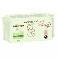 BOCOTON Chusteczki nawilżane dla dzieci i niemowląt BIO 54 sztuki
