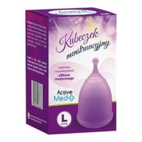 ACTIVE MED kubeczek menstruacyjny rozmiar L fioletowy