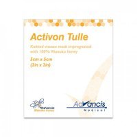 ACTIVON TULLE dziana siatka impregnowana miodem Manuka  5cm x 5cm  1 sztuka