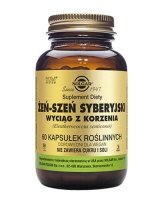 SOLGAR ŻEŃ-SZEŃ SYBERYJSKI wyciąg z korzenia 60 kapsułek