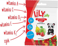 LILY JELLY Żelki z zestawem witamin o smaku polskich owoców 80 g