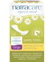NATRACARE Wkładki higieniczne niebielone chlorem TANGA do stringów 30 sztuk