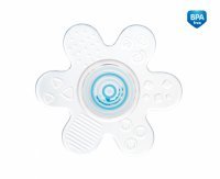 CANPOL Gryzak z grzechotką silikonowy GWIAZDA 56/143 NIEBIESKI