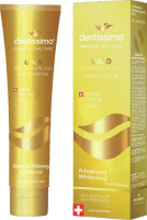 DENTISSIMO SWISS BIODENT Pasta do zębów GOLD ADVANCED WHITENING 75 ml