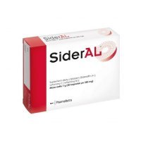 SiderAL Żelazo sukrosomalne, 20 kapsułek
