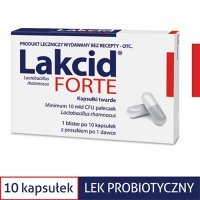 LAKCID FORTE 10 kapsułek