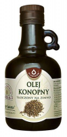 OLEJ KONOPNY tłoczony na zimno 250 ml OLEOFARM