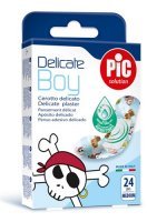PIC SOLUTION DELICATE KIDS BOY plaster antybakteryjny 19 x 72 mm 24 sztuki