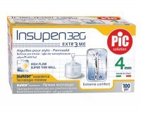 PIC SOLUTION INSUPEN Igły do penów insulinowych 32G 0,23 x 4 mm 100 sztuk