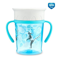 CANPOL BABIES Kubek 360 JUNGLE turkusowy 270 ml 56/504