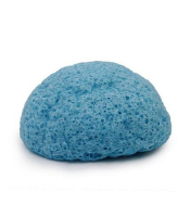 BEBEVISA Gąbka Konjac do twarzy z dodatkiem BORÓWKA 6,3-8 cm średnicy