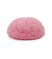 BEBEVISA Gąbka Konjac do twarzy RÓŻANA 6,3-8 cm średnicy
