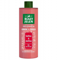 BIAŁY JELEŃ OWOC I ZIOŁO żel pod prysznic oczyszczający KALINA i MELISA 400 ml