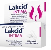LAKCID INTIMA 10 kapsułek dopochwowych (ECOVAG)