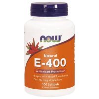 NOW FOODS E-400 Witamina E 400 + Selen, 100 kaps.