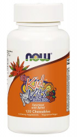 NOW FOODS Kid Vits Multiwitamina dla dzieci smak jagodowy 120 tabletek do ssania