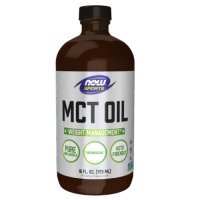 NOW SPORTS MCT Oil Bezzapachowy trójglicerydy kwasów tłuszczowych średniołańcuchowych 473 ml
