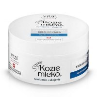 VITAL PHARMA+ KOZIE MLEKO pielęgnacyjny krem do ciała SŁOIK 200 ml + VELLIE JAPAN żel do rąk 50ml