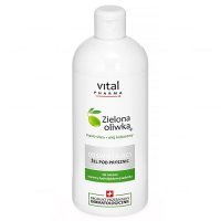 VITAL PHARMA+ ZIELONA OLIWKA Odświeżający żel pod prysznic 400 ml + VELLIE JAPAN żel do rąk 50ml