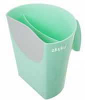 AKUKU kubek do spłukiwania głowy MIĘTA-SZARY 1 sztuka