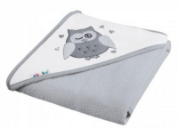 AKUKU Okrycie kąpielowe 100x100cm Szary (A1248)