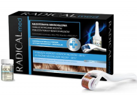 RADICAL MED Zestaw do mezoterapii mikroigłowej koncentrat + mezoroller 12 ampułek x 3 ml