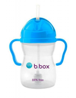 B.BOX bidon z rurką NEON KOBALTOWY 6 miesięcy+ NEW 240 ml (5087)
