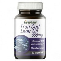 TRAN COD LIVER OIL 550 mg  60 kapsułek