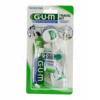 SUNSTAR GUM Travel-Kit Zestaw podróżny: szczoteczka podrózna pasta nić (156)