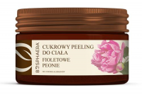 BOSPHAERA Cukrowy Peeling do ciała fioletowe peonie 200g