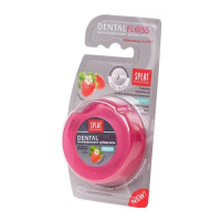 SPLAT Nić dentystyczna do zębów truskawkowa 30 m