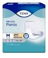 TENA PANTS PROSKIN NORMAL Majtki chłonne rozmiar M 10 sztuk
