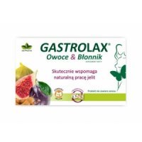 GASTROLAX Owoce i Błonnik kostka 18 sztuk