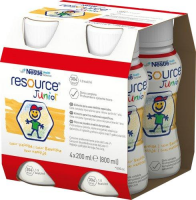 RESOURCE JUNIOR Płyn o smaku waniliowym 4 x 200 ml