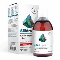 AURA HERBALS Silidrop krzem organiczny + bor płyn 500 ml